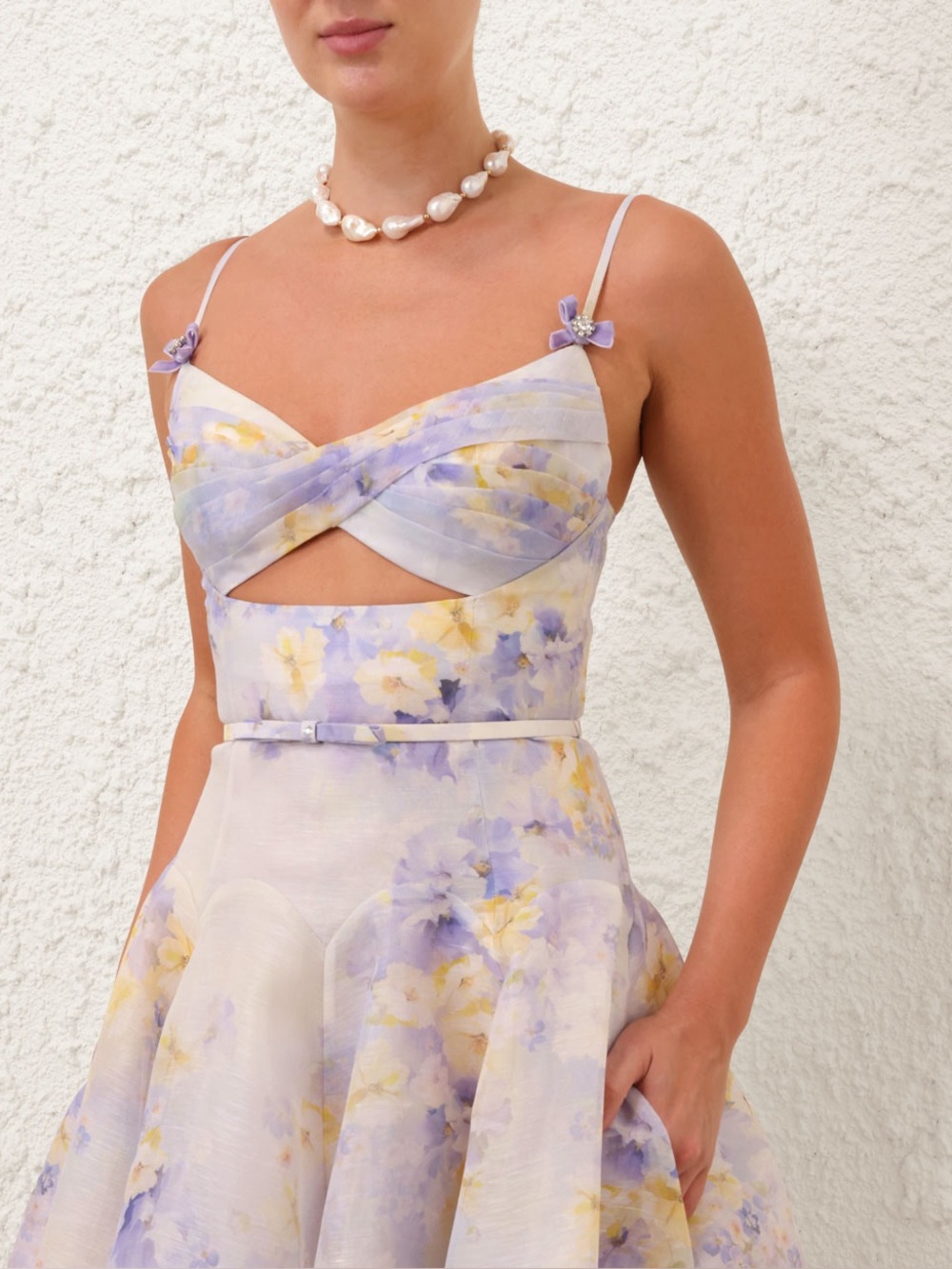 Zimmermann Matchmaker Floral Cutout Midi
Dress